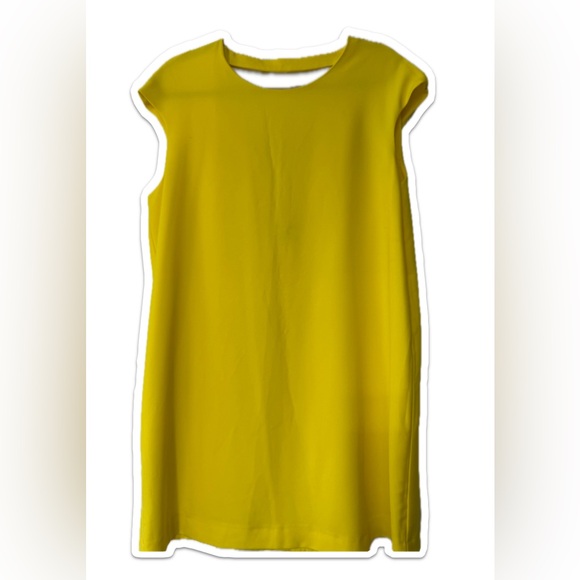 MANGO VIBRANT YELLOW TANK DRESS - Picture 1 of 11